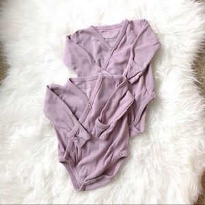 L'oved Baby Kimono Long Sleeved Onesies